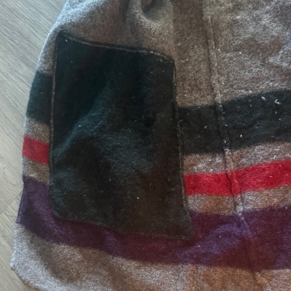 Toad&Co Brown Hooded Cardigan with Stripes - Picture 4 of 7